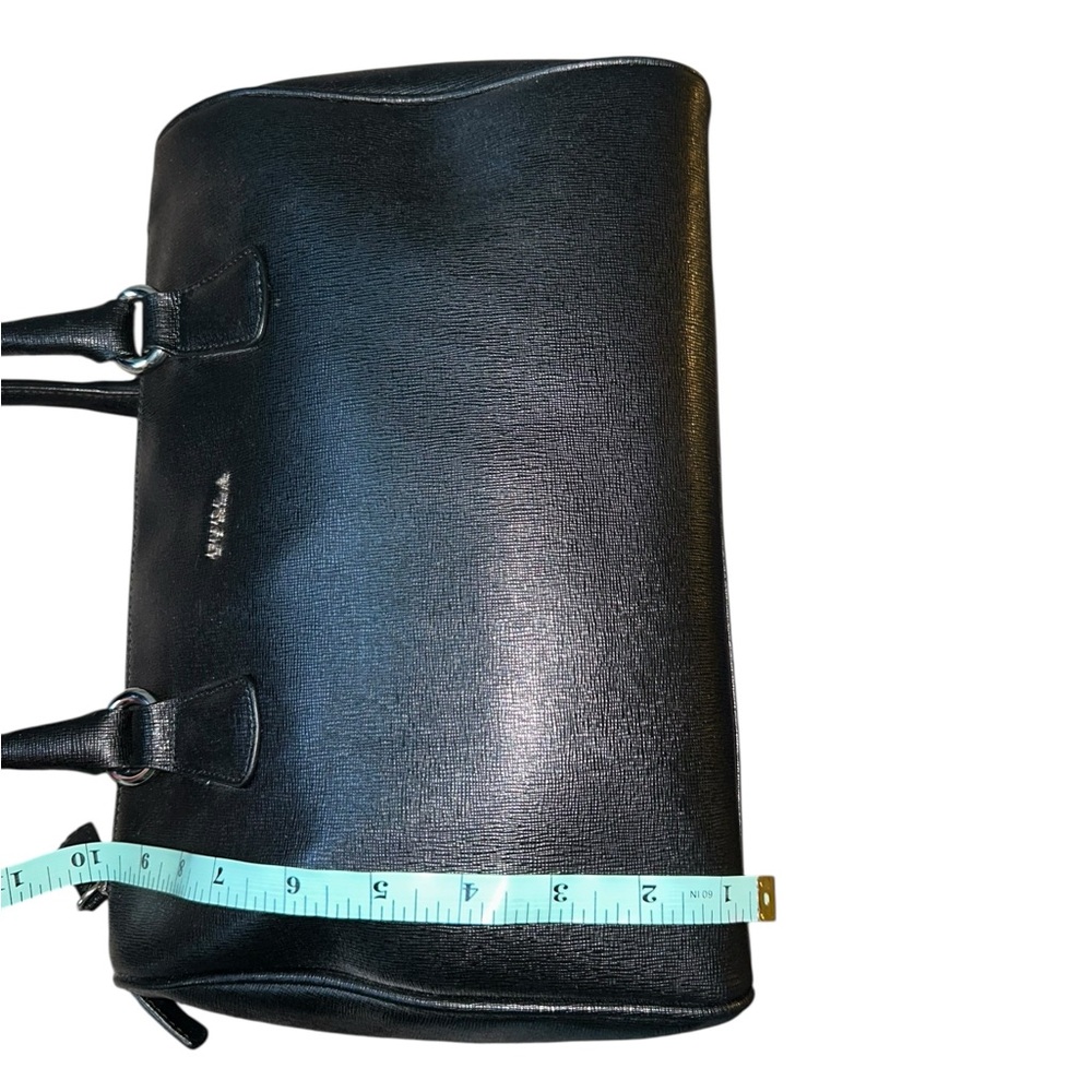 Furla Black Leather Satchel Bag - Picture 8 of 12